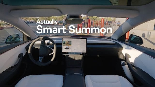 Tesla's Actually Smart Summon feature
