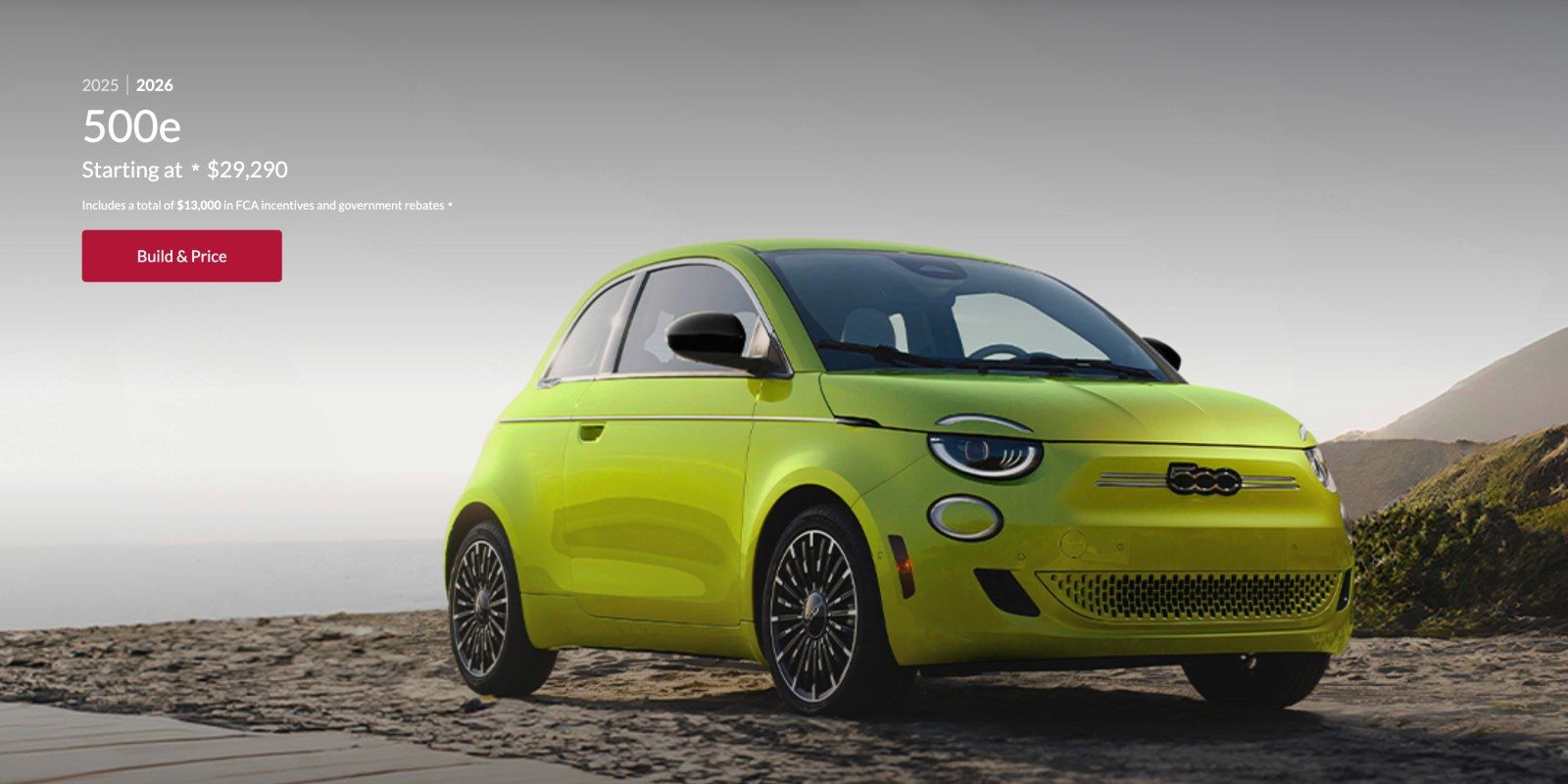Fiat 500e in Canada