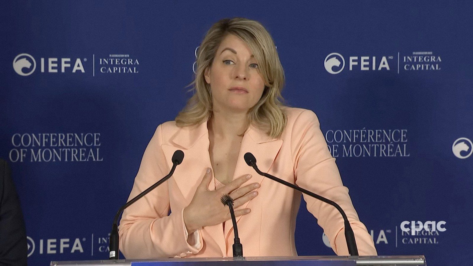 Canada's Industry Minister Melanie Joly