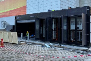 Nio's fifth generation battery swap station
