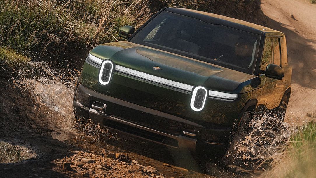 Rivian R2 off roading