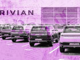 Rivian R2 parked