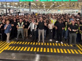 Lucid's new CEO Silvio Napoli with the team