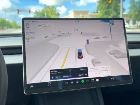 Grok activated in a Tesla vehicle