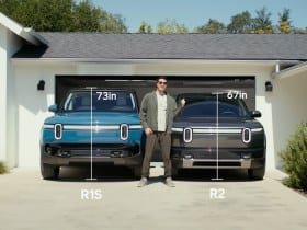 Rivian R1S and R2