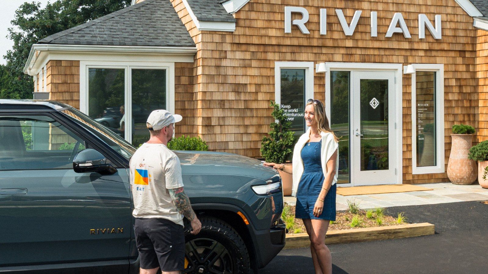 Rivian vehicle