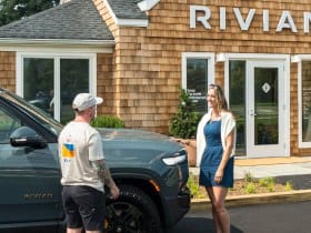 Rivian vehicle