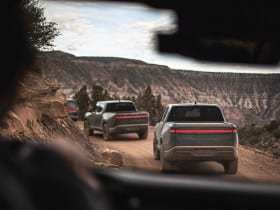 Rivian R1T vehicles