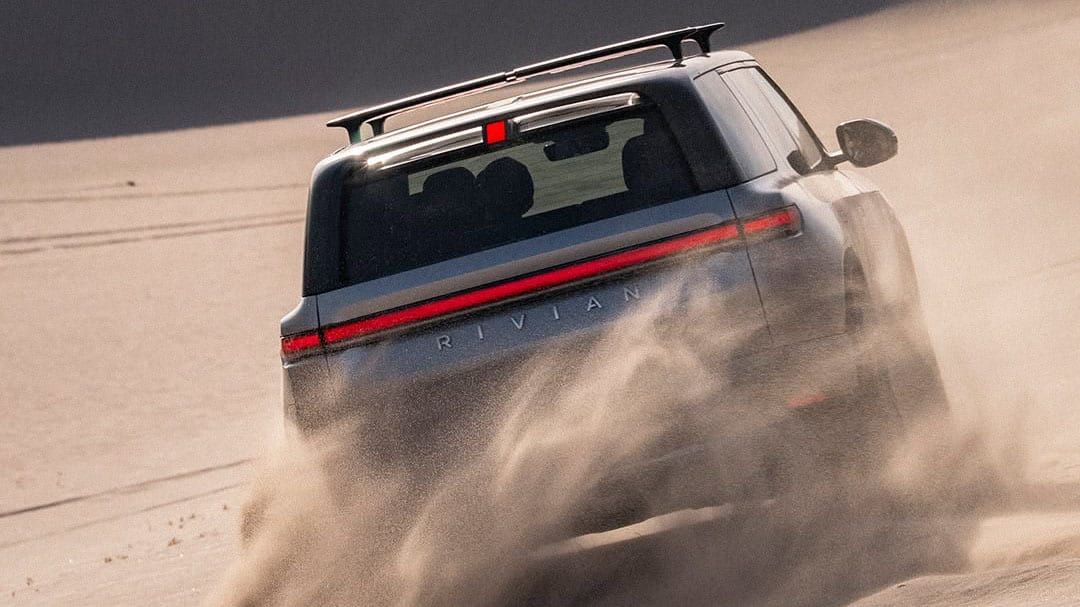 Rivian R2 sliding