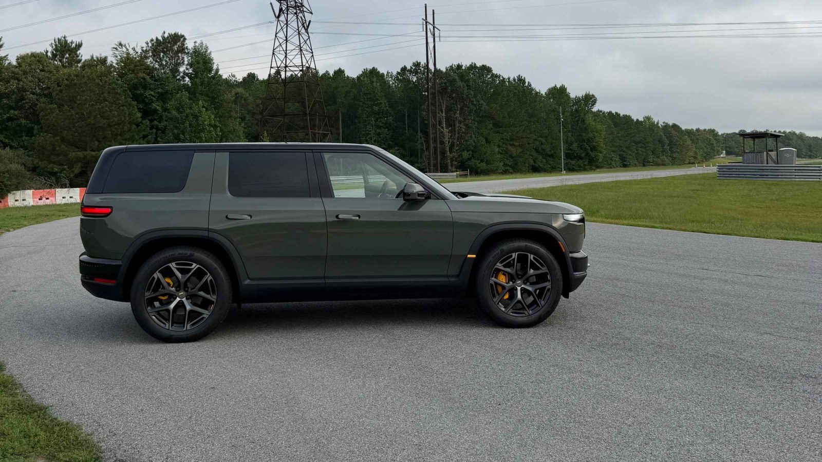 Rivian R2 on the track