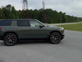 Rivian R2 on the track