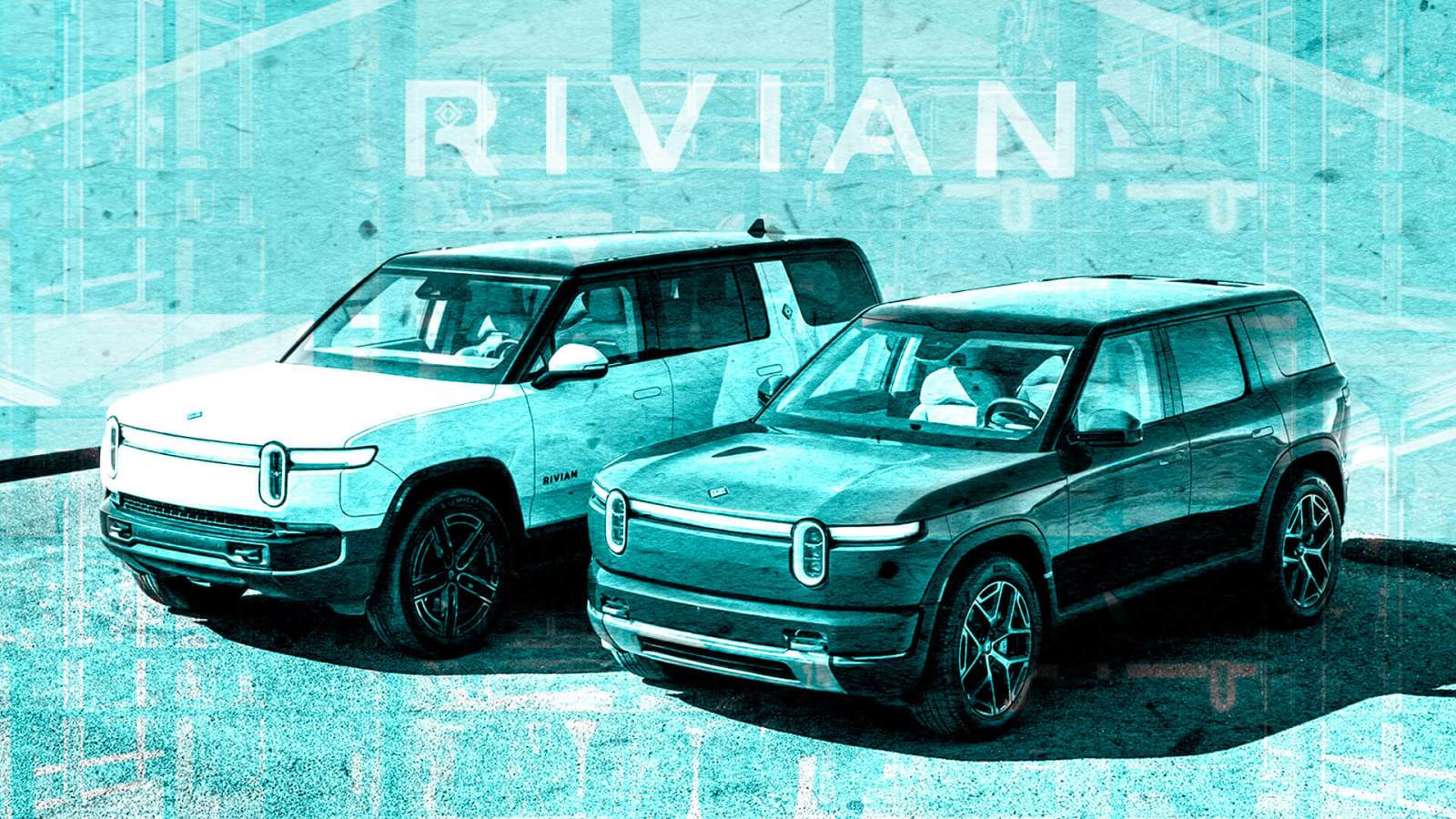 Rivian R1S and R2 vehicles