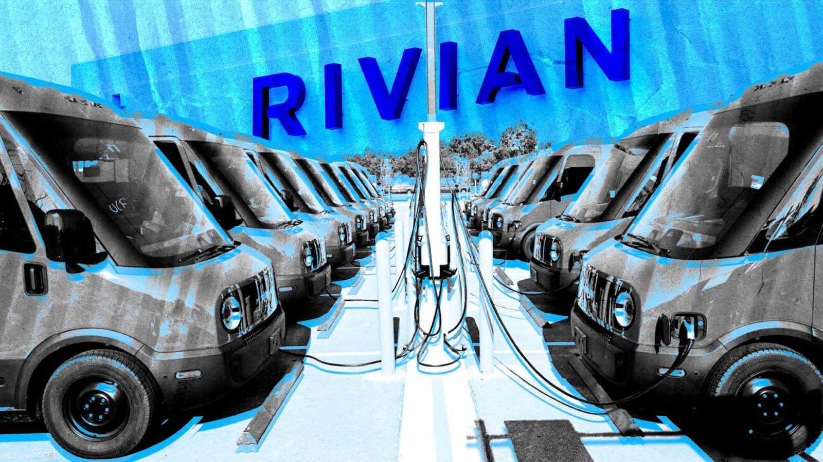 RIvian delivery vans