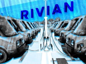 RIvian delivery vans
