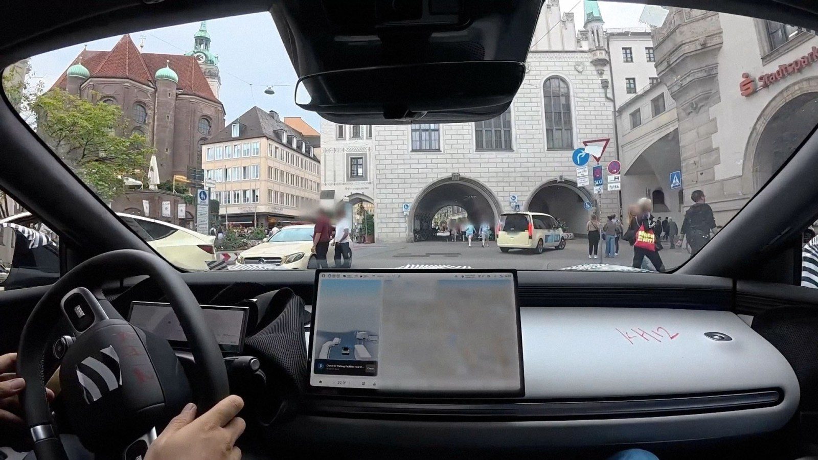 XPeng's VLA testing in Munich, Germany