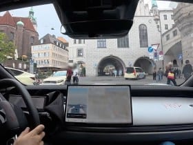 XPeng's VLA testing in Munich, Germany