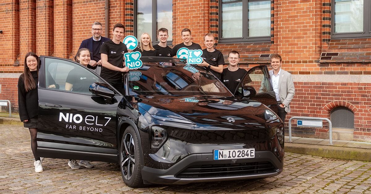 Christian Wiegand with Nio