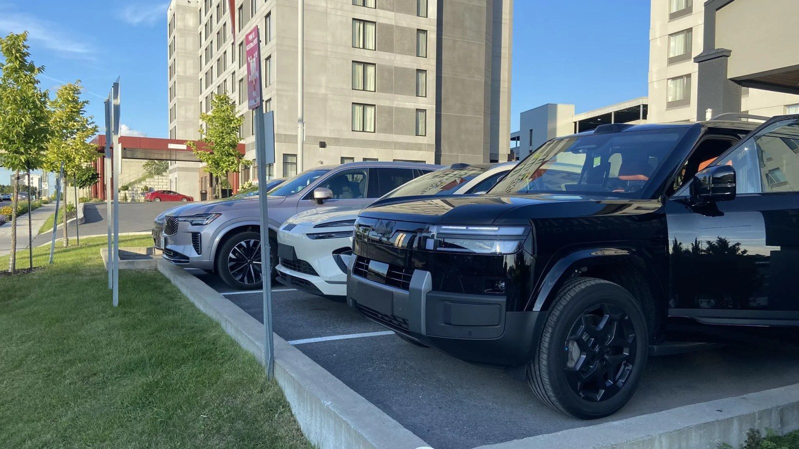 BYD vehicles in Montreal, Canada