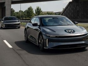 Lucid Air sedan in the US