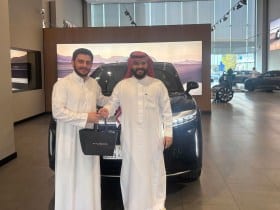 Lucid showroom in Saudi Arabia