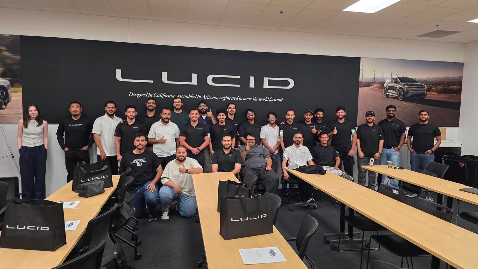 Lucid staff in Arizona