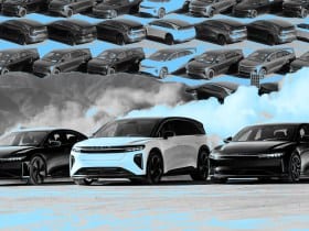 Lucid Air and Lucid Gravity vehicles