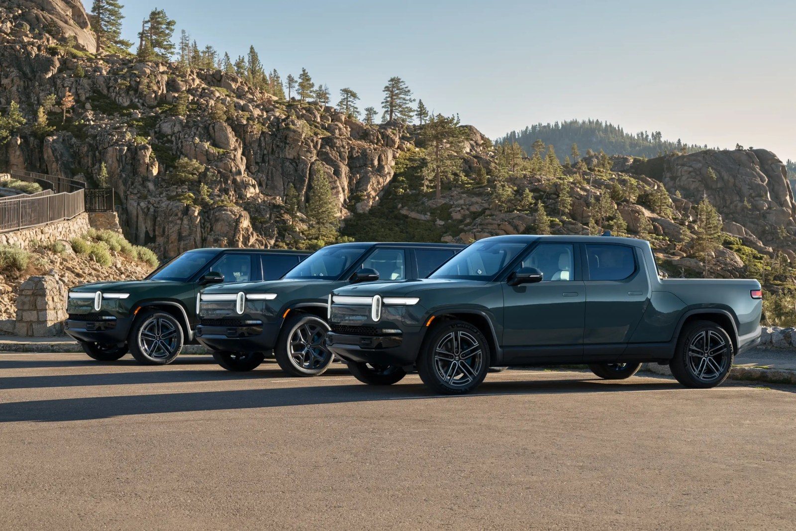 Rivian Quad vehicles