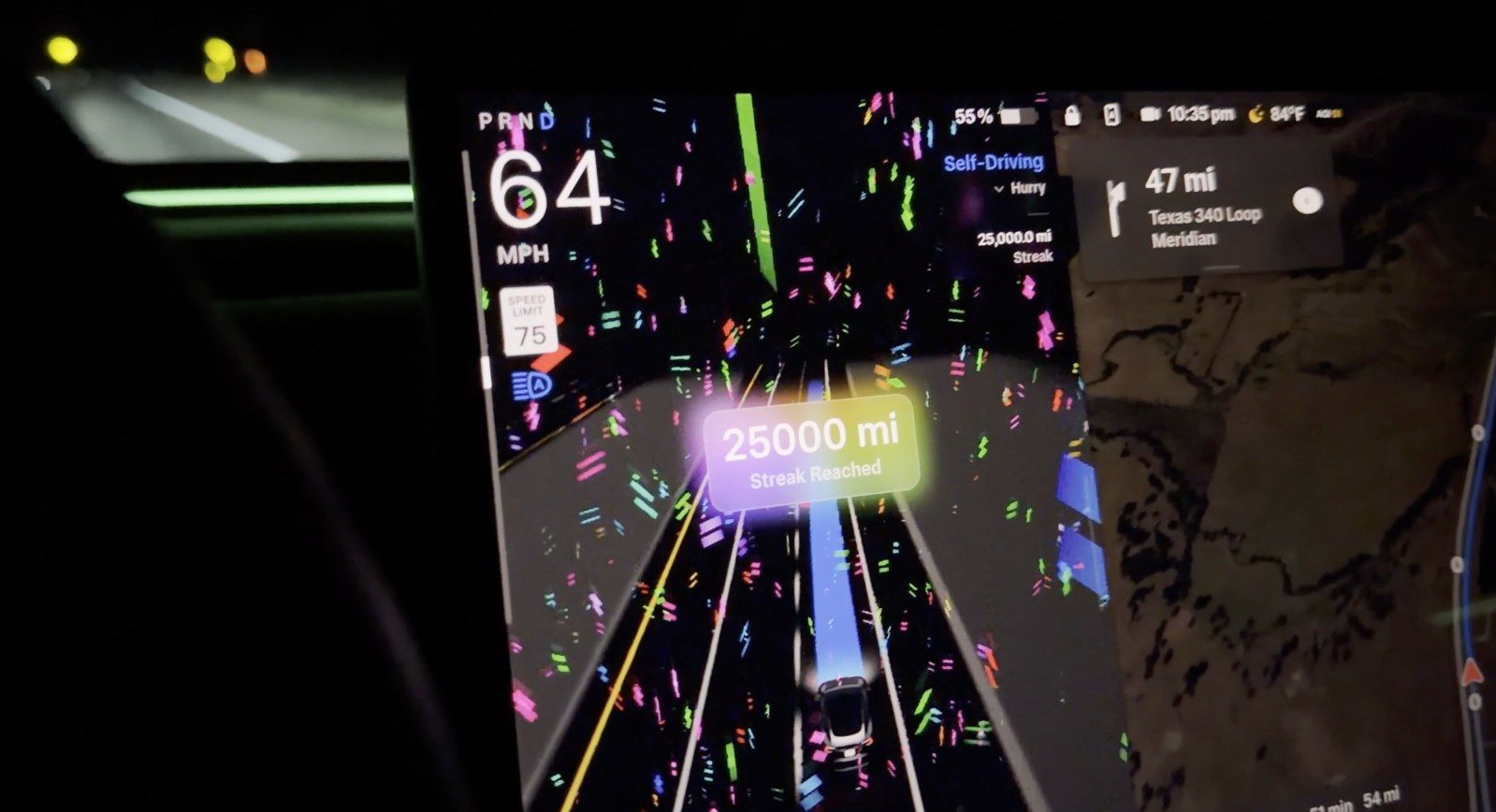 Tesla FSD 25,000 miles driven