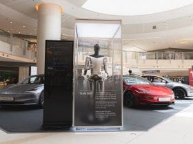 Tesla showroom in Hong Kong
