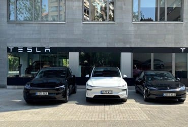 Tesla vehicles in Spain