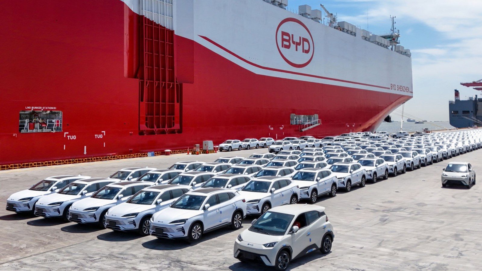 BYD shipment