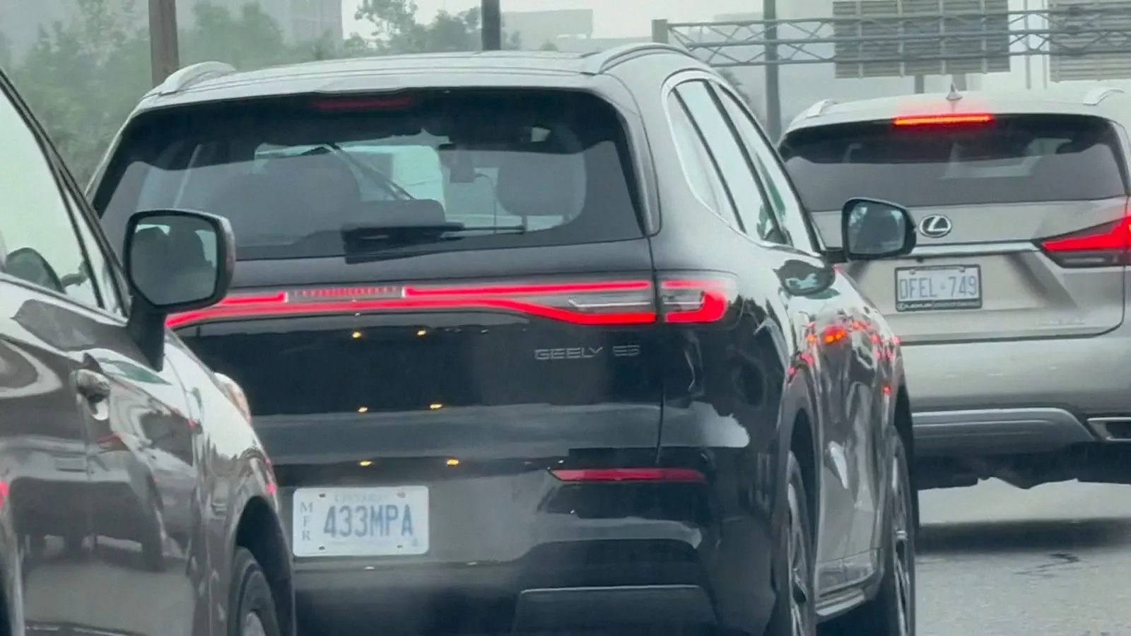Geely car in Canada