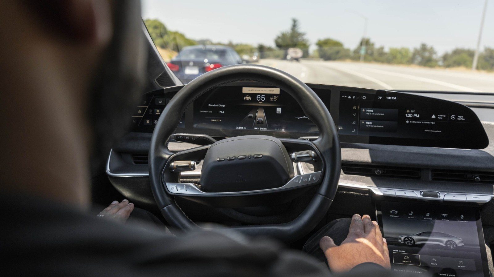 Lucid Air interior