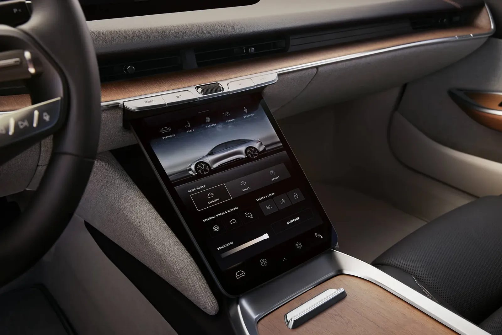 Lucid Air interior