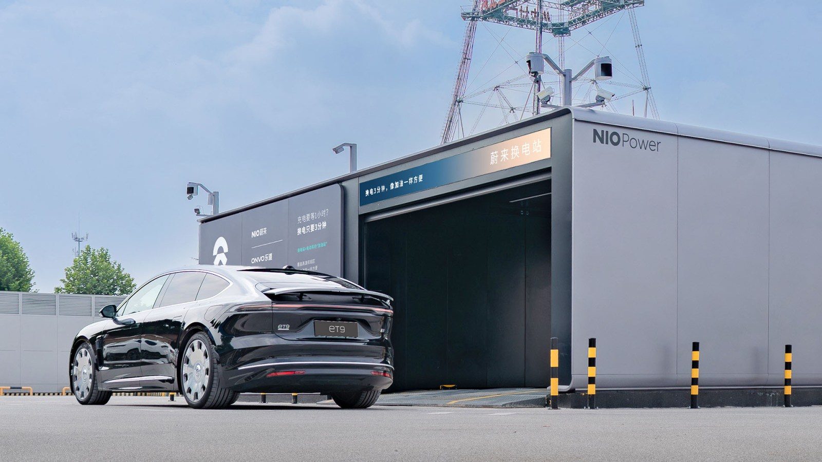 Nio's battery swap station in China