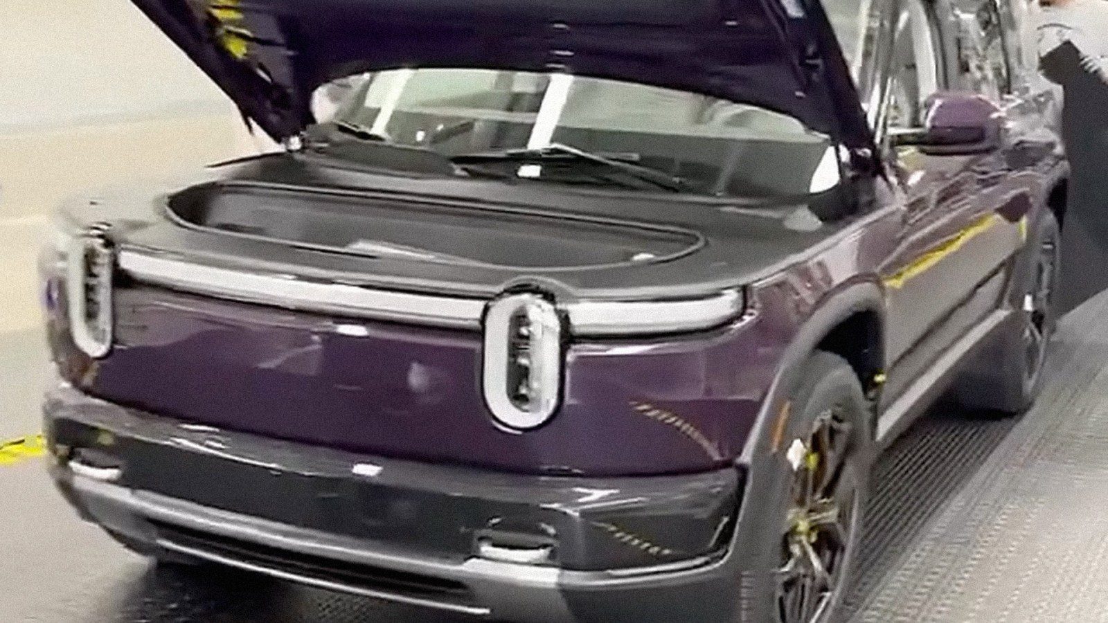 Rivian R2 in Borealis