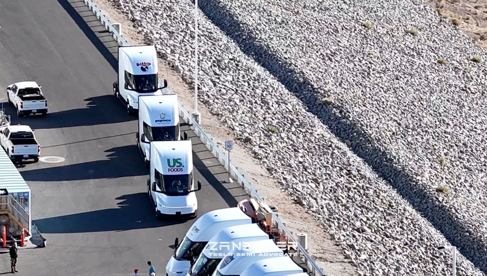 Tesla Semi spotted