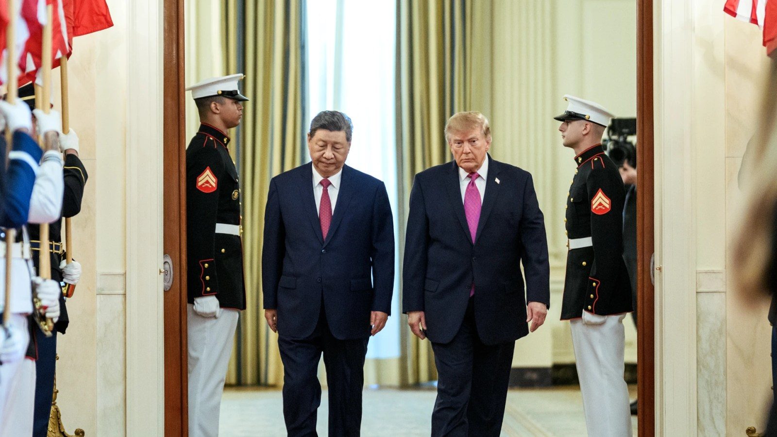 Donald Trump and Xi Jinping
