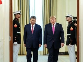 Donald Trump and Xi Jinping