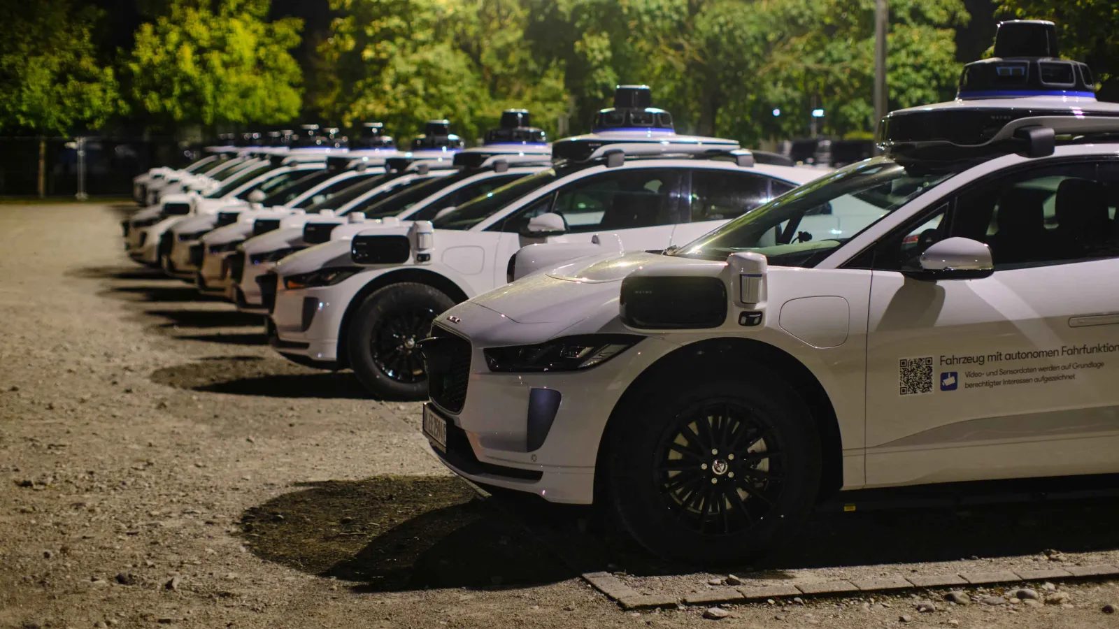 Waymo vehicles in Munich