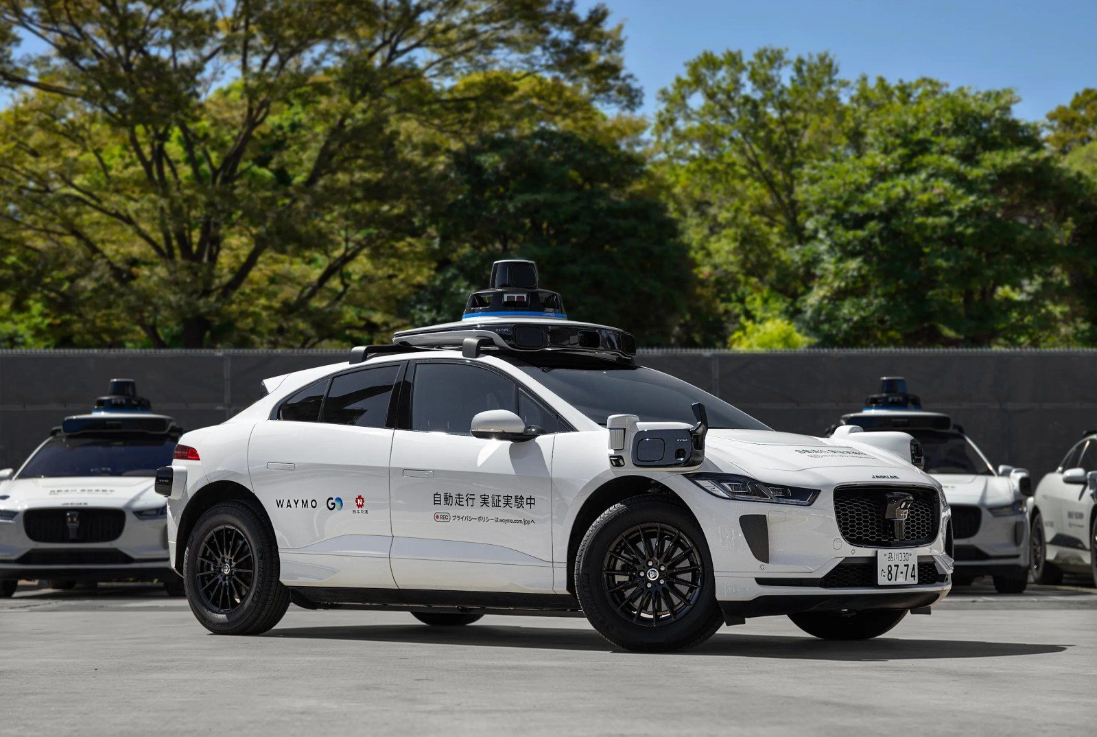 Waymo robotaxi in Tokyo