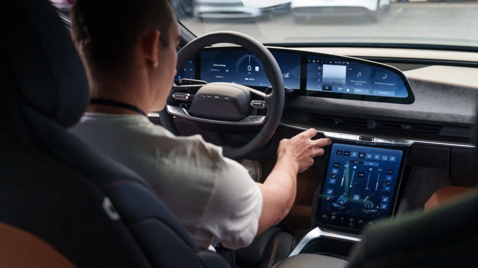 Lucid Air interior