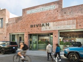 Rivian showroom in SF
