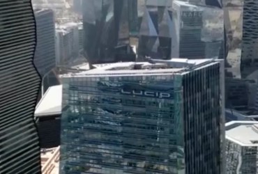 Lucid's HQ in Saudi Arabia