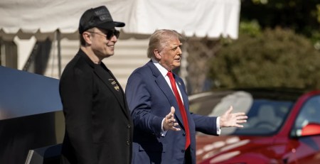 Donald Trump with Musk at the White House