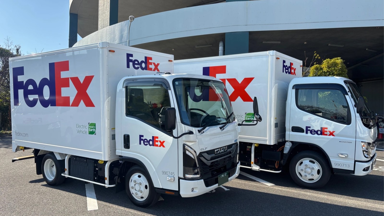 FedEx Vehicles in Japan