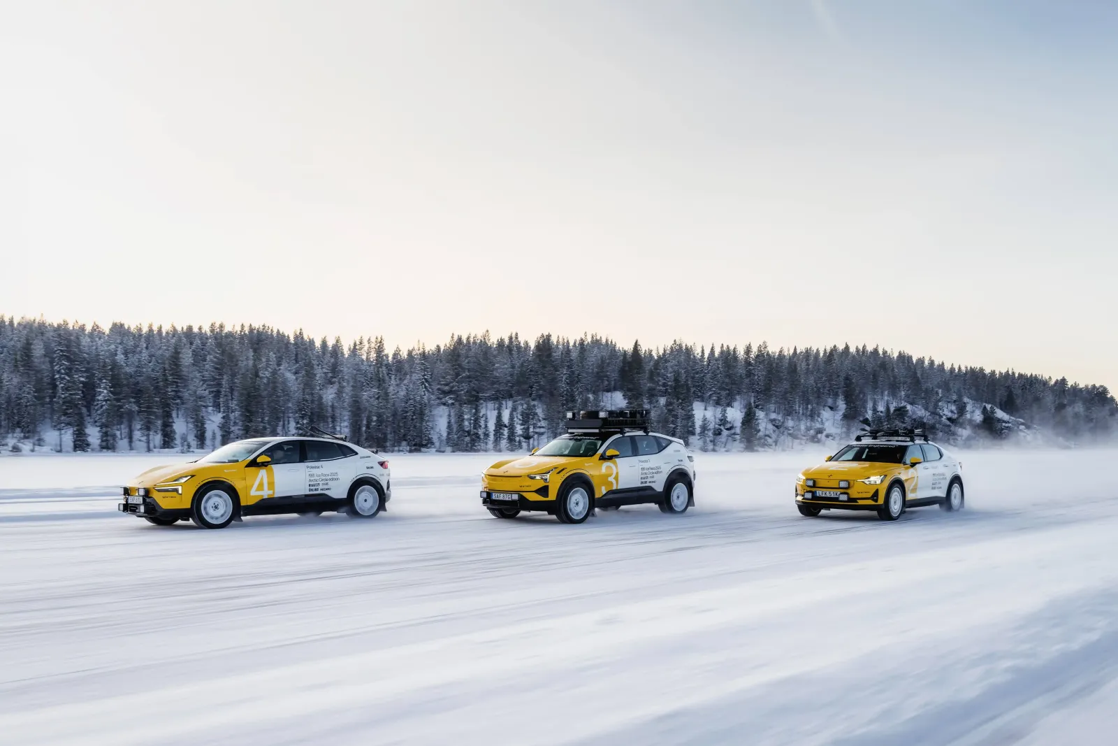 Polestar EVs in the Artic Circle