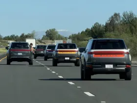 Rivian R2 driving in the US