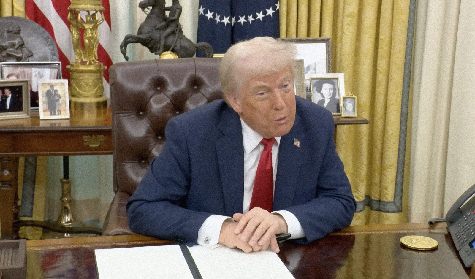 Donald Trump in the White House