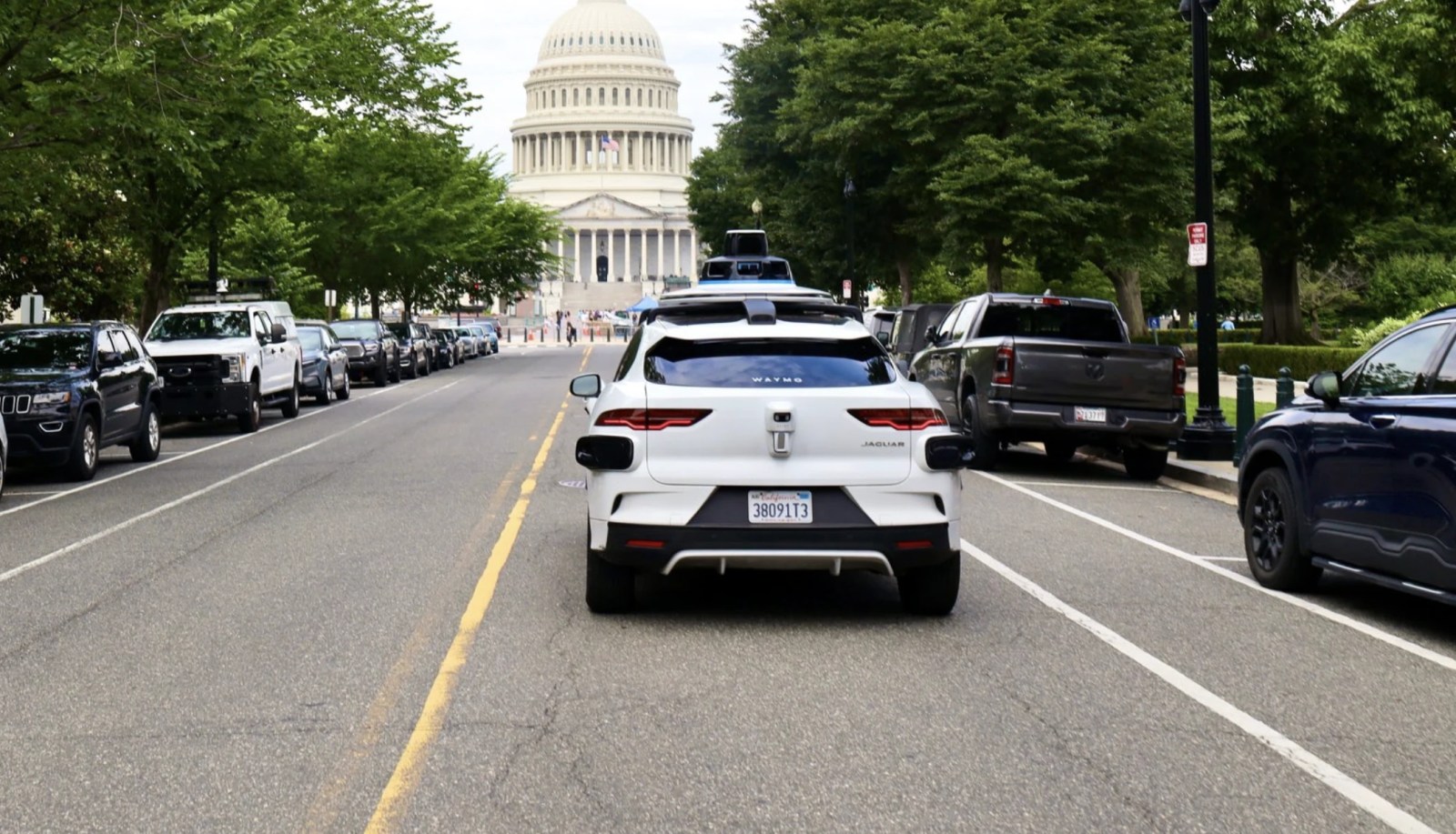 Waymo vehicle in the US